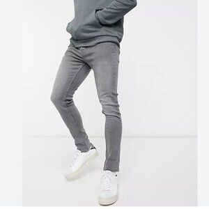 Brave Soul Gray Stretchy Skinny Fit Jeans Size: 34R New!‎